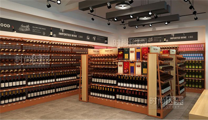 便利店貨架_紅酒貨架